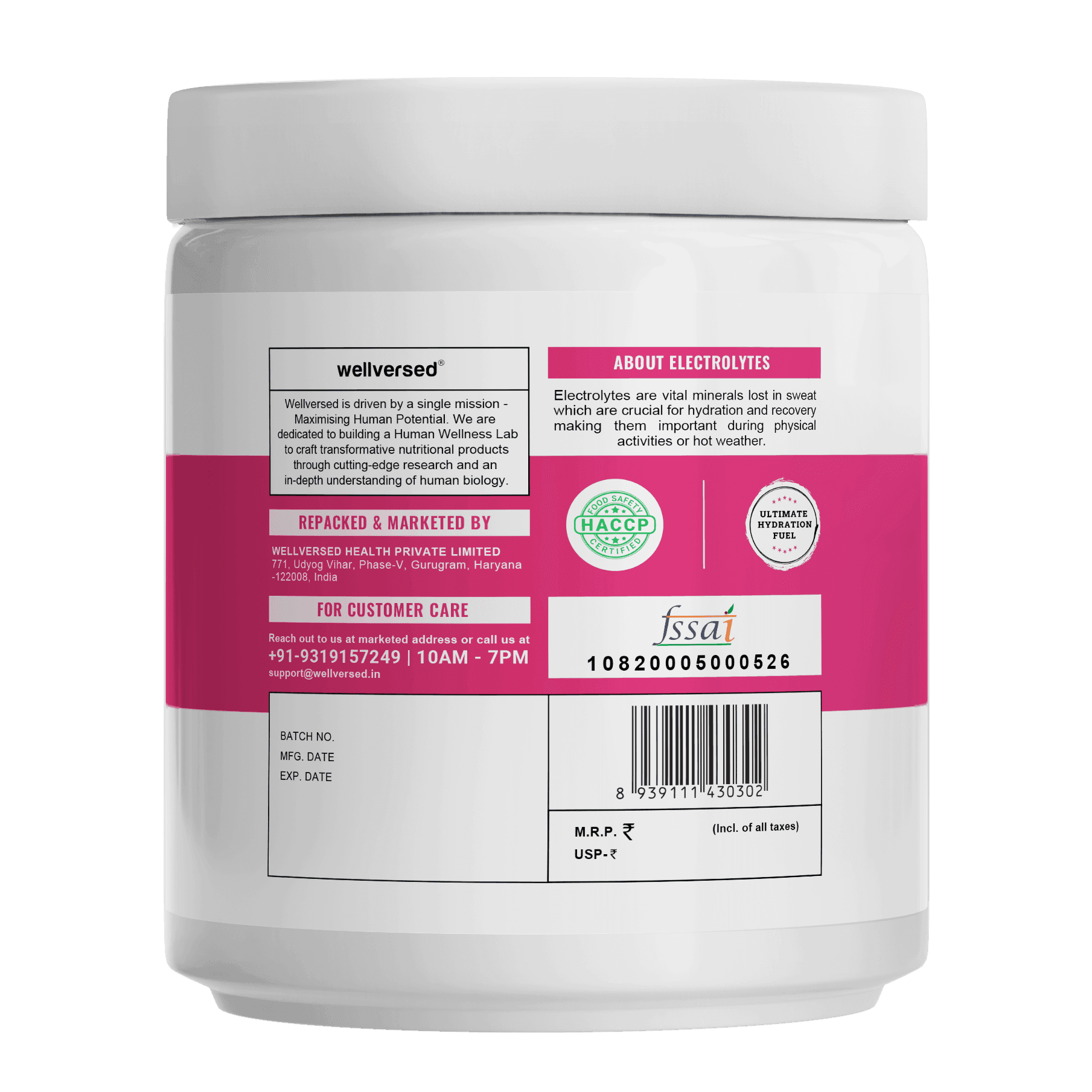 Wellcore - Electrolytes | Miami Thunder