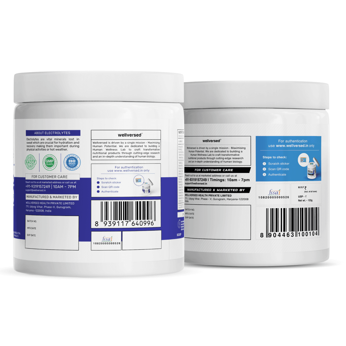 OSMO - Electrolytes (45 servings, Valencia Orange) + Wellcore Creatine (33 Servings,  Fruit Fusion)