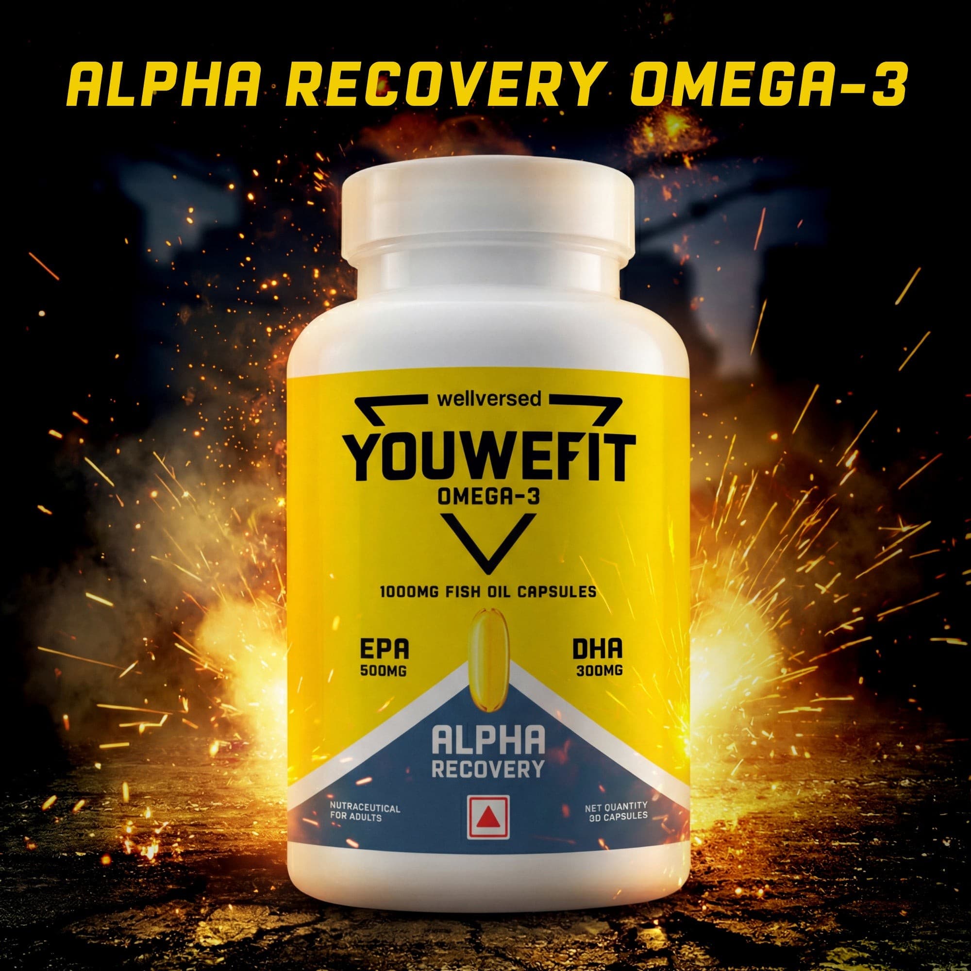 YouWeFit Omega-3 Alpha Recovery Capsules