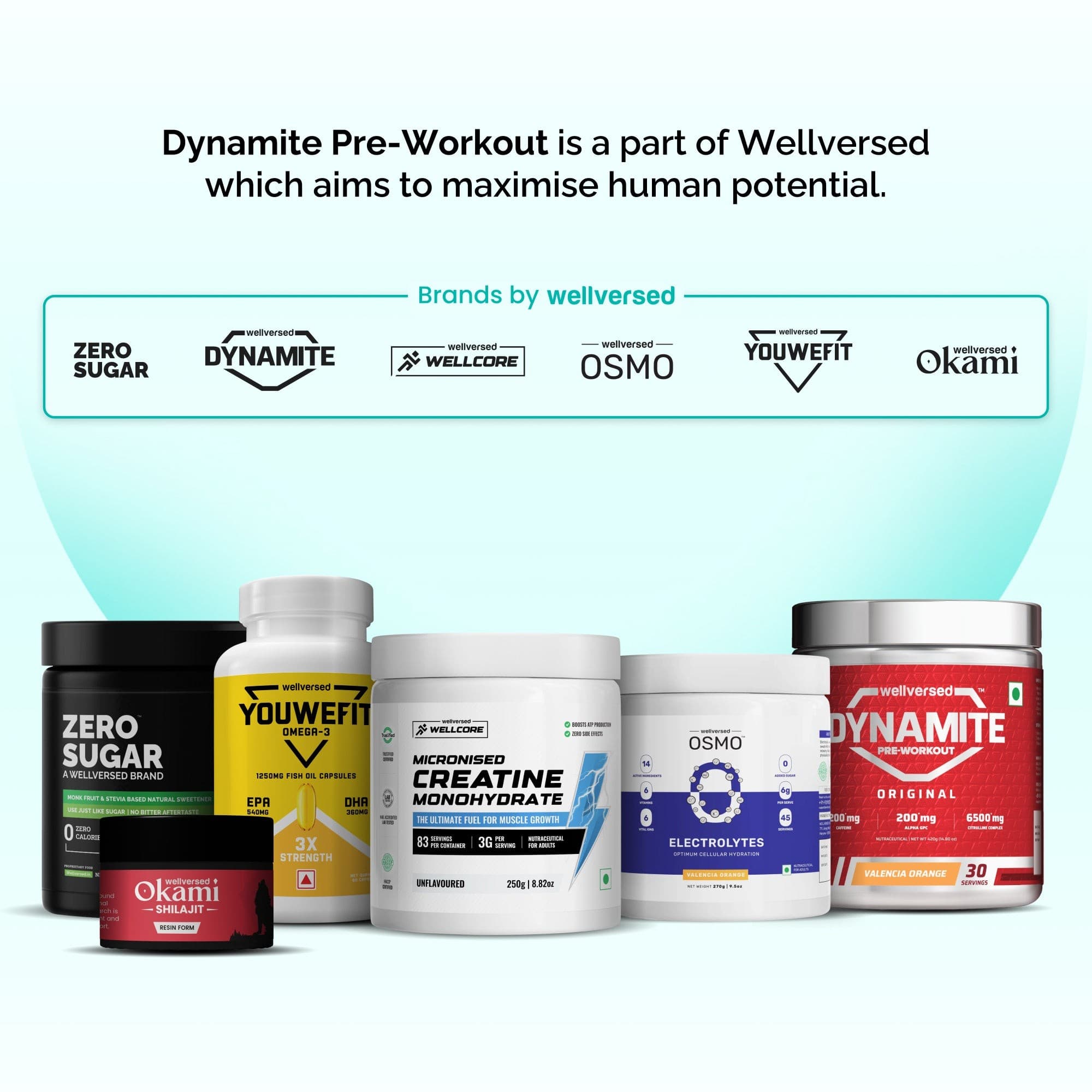 Dynamite Pre-Workout (210g, 15 Servings) | Watermelon Ice