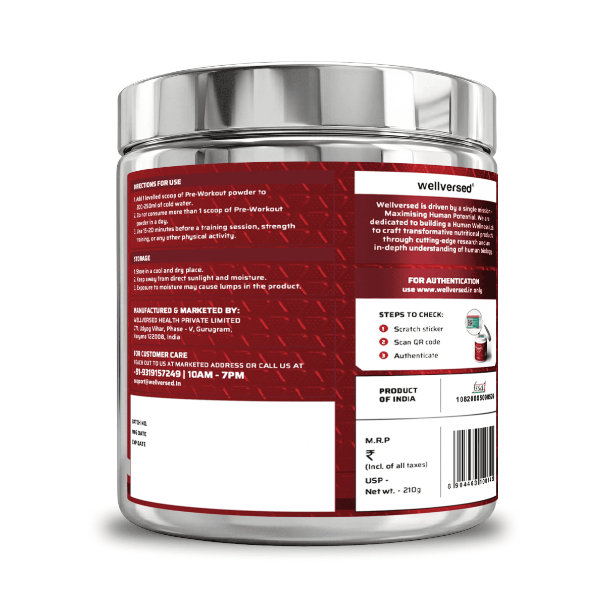 Dynamite Pre-Workout (210g, 15 Servings) | Fruit Blast