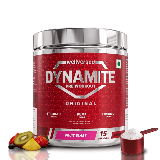 Dynamite Pre-Workout (210g, 15 Servings) | Fruit Blast