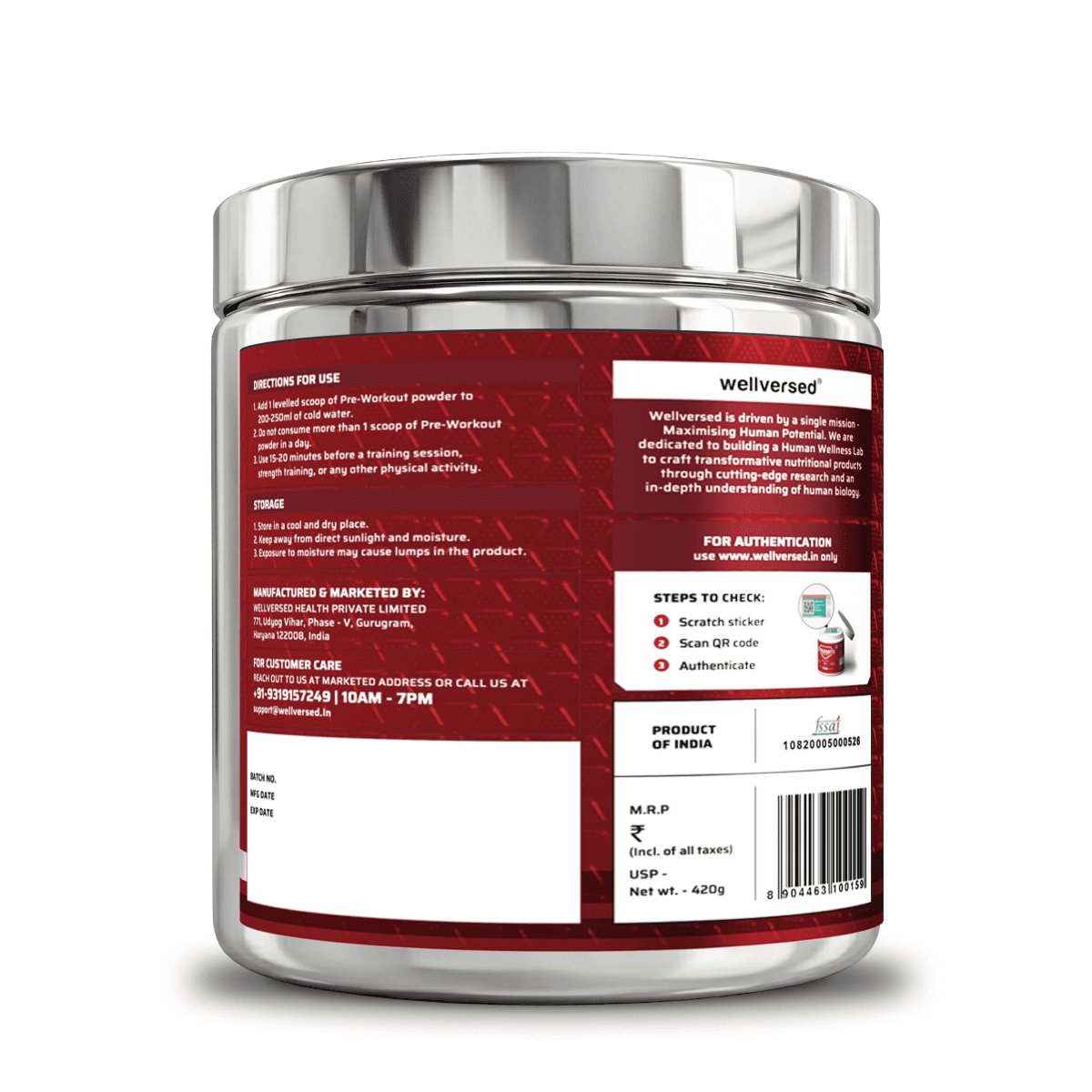 Dynamite Pre-Workout (420g, 30 Servings) | Fruit Blast