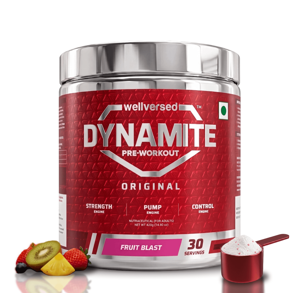 Dynamite Pre-Workout (420g, 30 Servings) | Fruit Blast