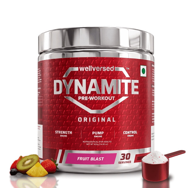 Dynamite Pre-Workout (420g, 30 Servings) | Fruit Blast