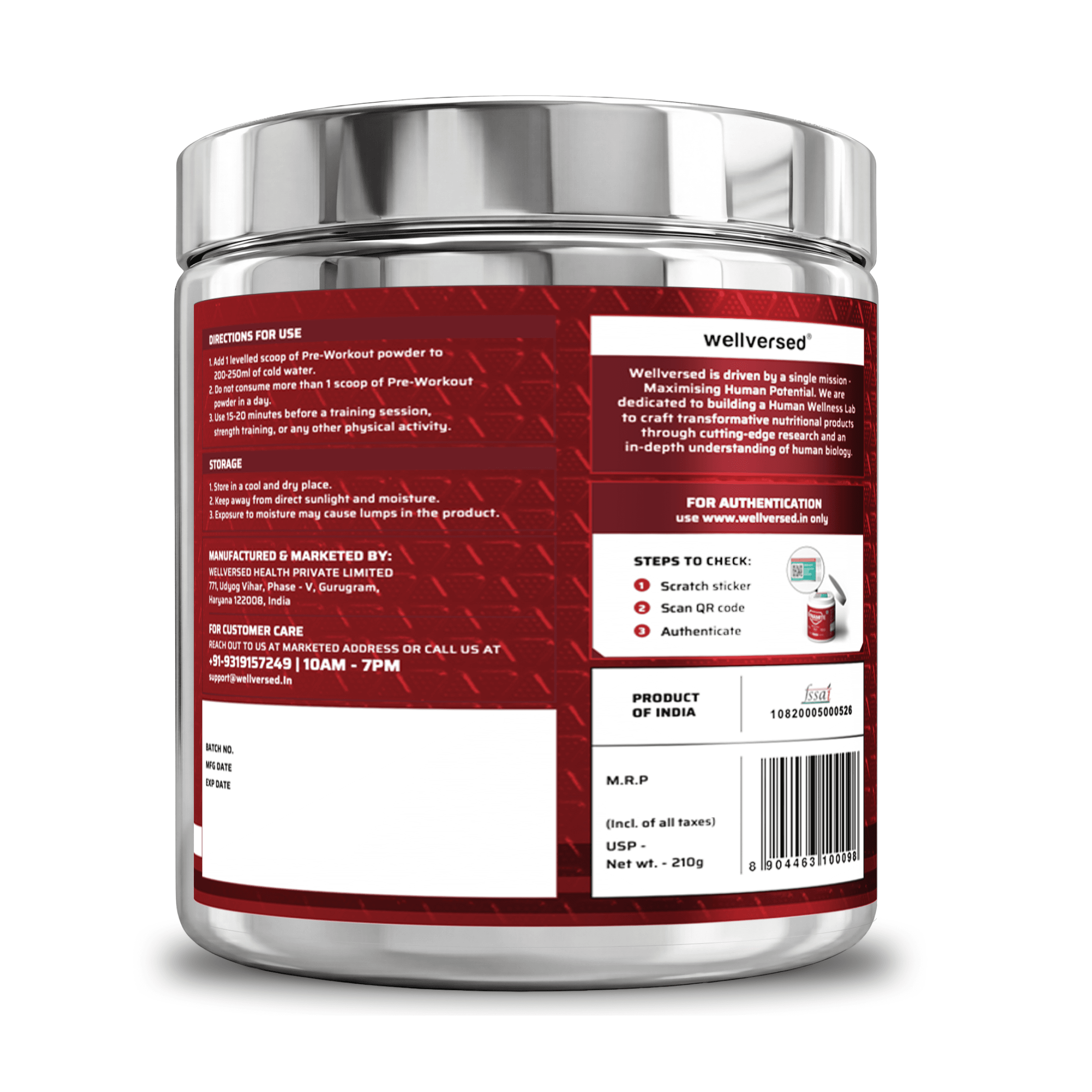 Dynamite Pre-Workout | Valencia Orange - (210g, 15 Servings)