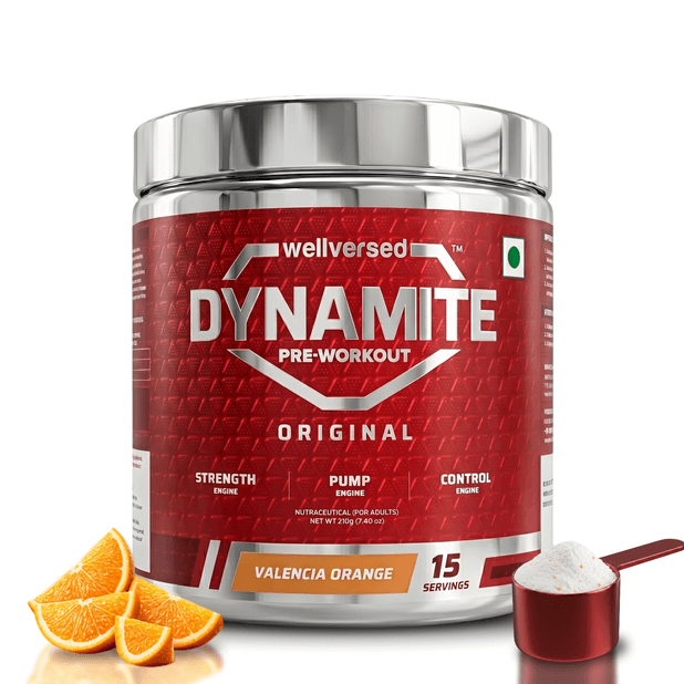 Dynamite Pre-Workout | Valencia Orange - (210g, 15 Servings)