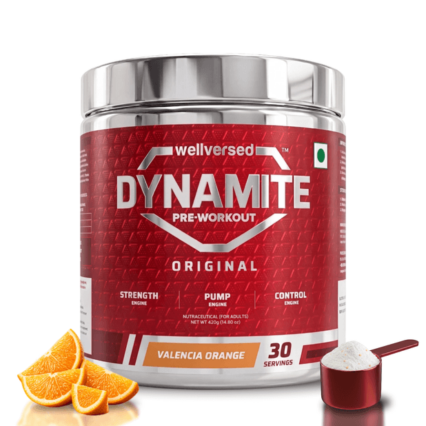 Dynamite Pre-Workout | Valencia Orange - (420g, 30 Servings)