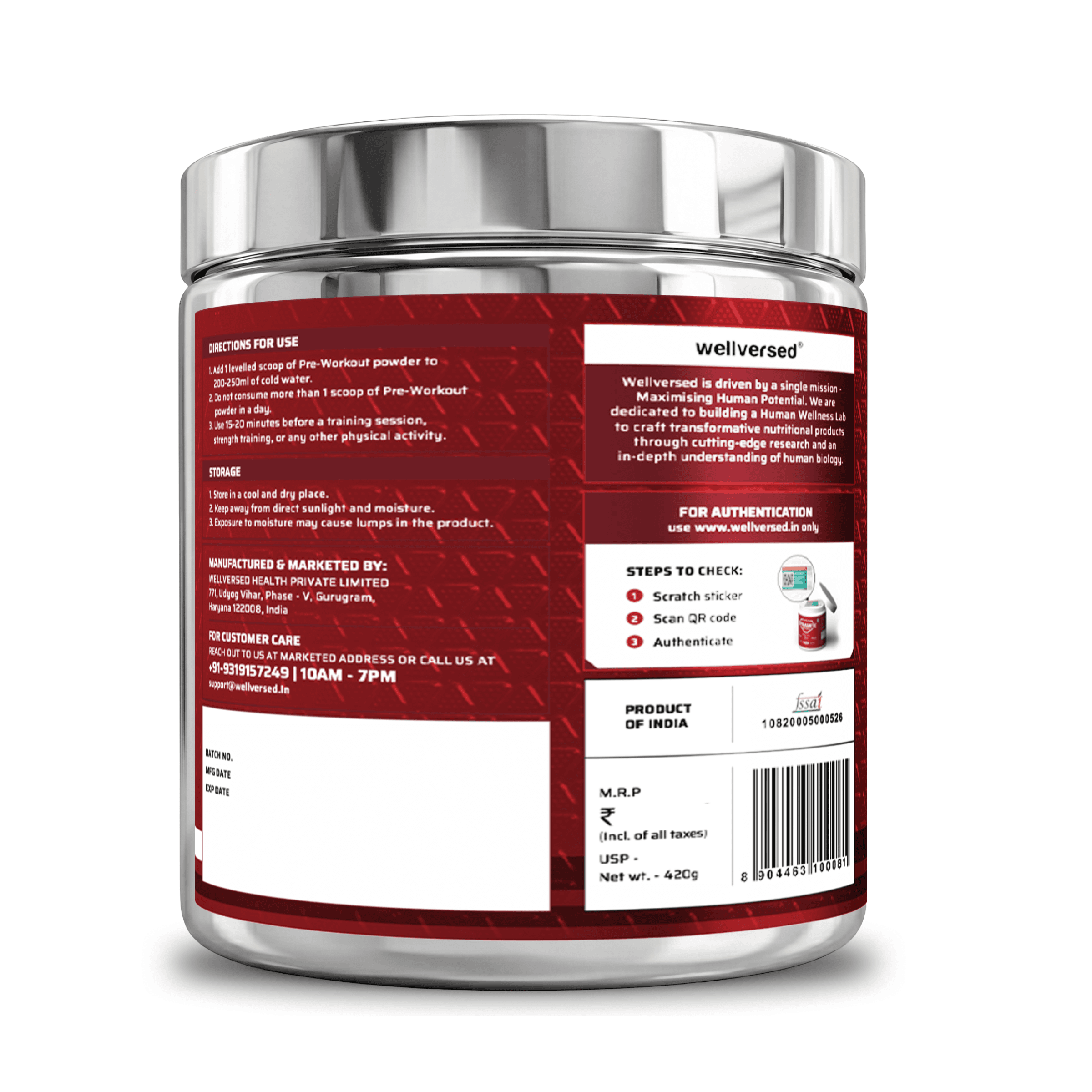Dynamite Pre-Workout | Valencia Orange - (420g, 30 Servings)