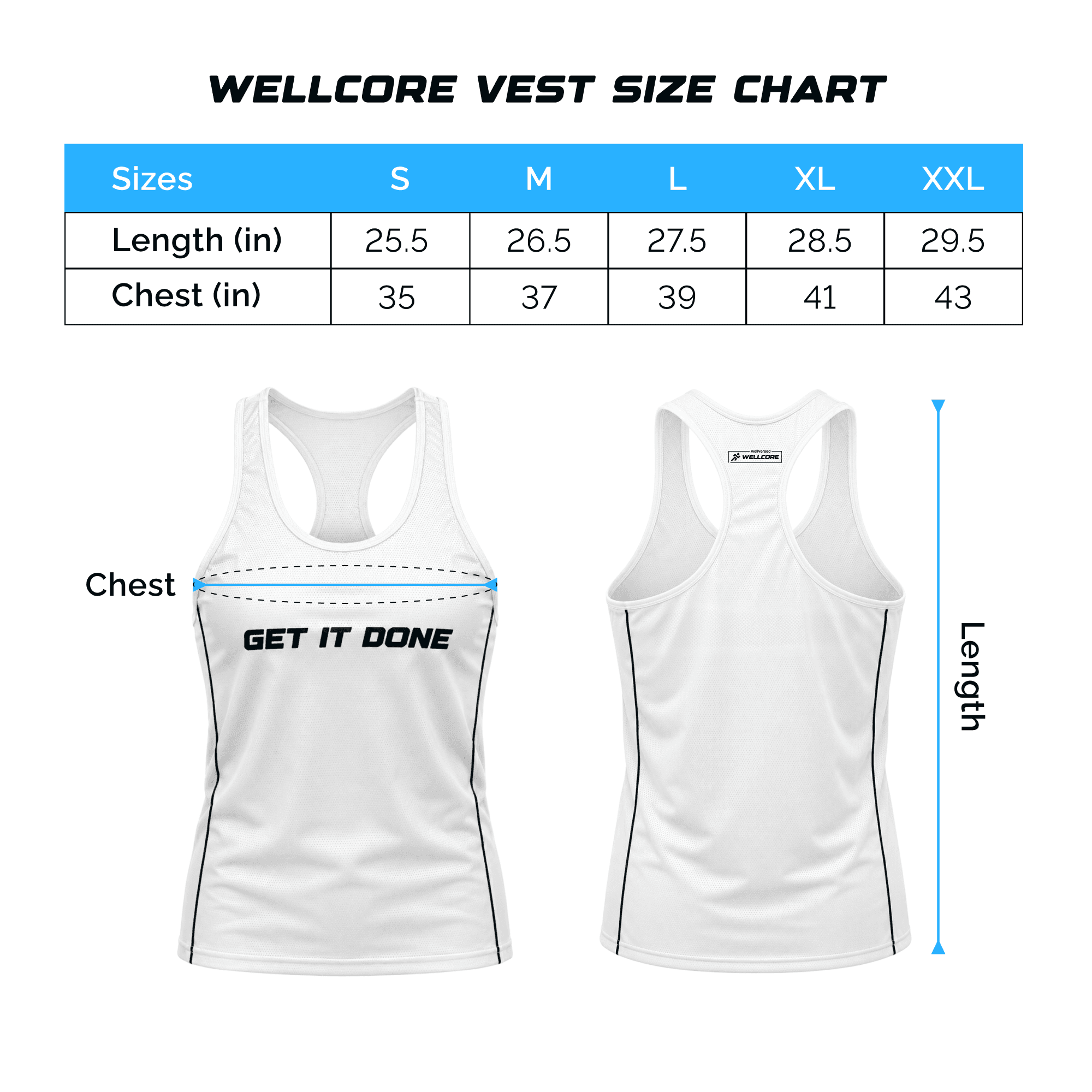 Wellcore - Micronised Creatine Monohydrate (83 Servings, Fruit Fusion) + Premium Gym Vest