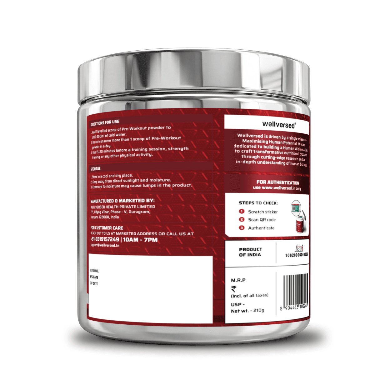 Dynamite Pre-Workout (210g, 15 Servings) | Watermelon Ice