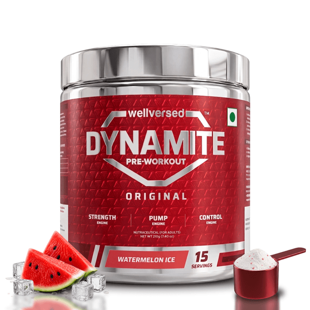 Dynamite Pre-Workout (210g, 15 Servings) | Watermelon Ice