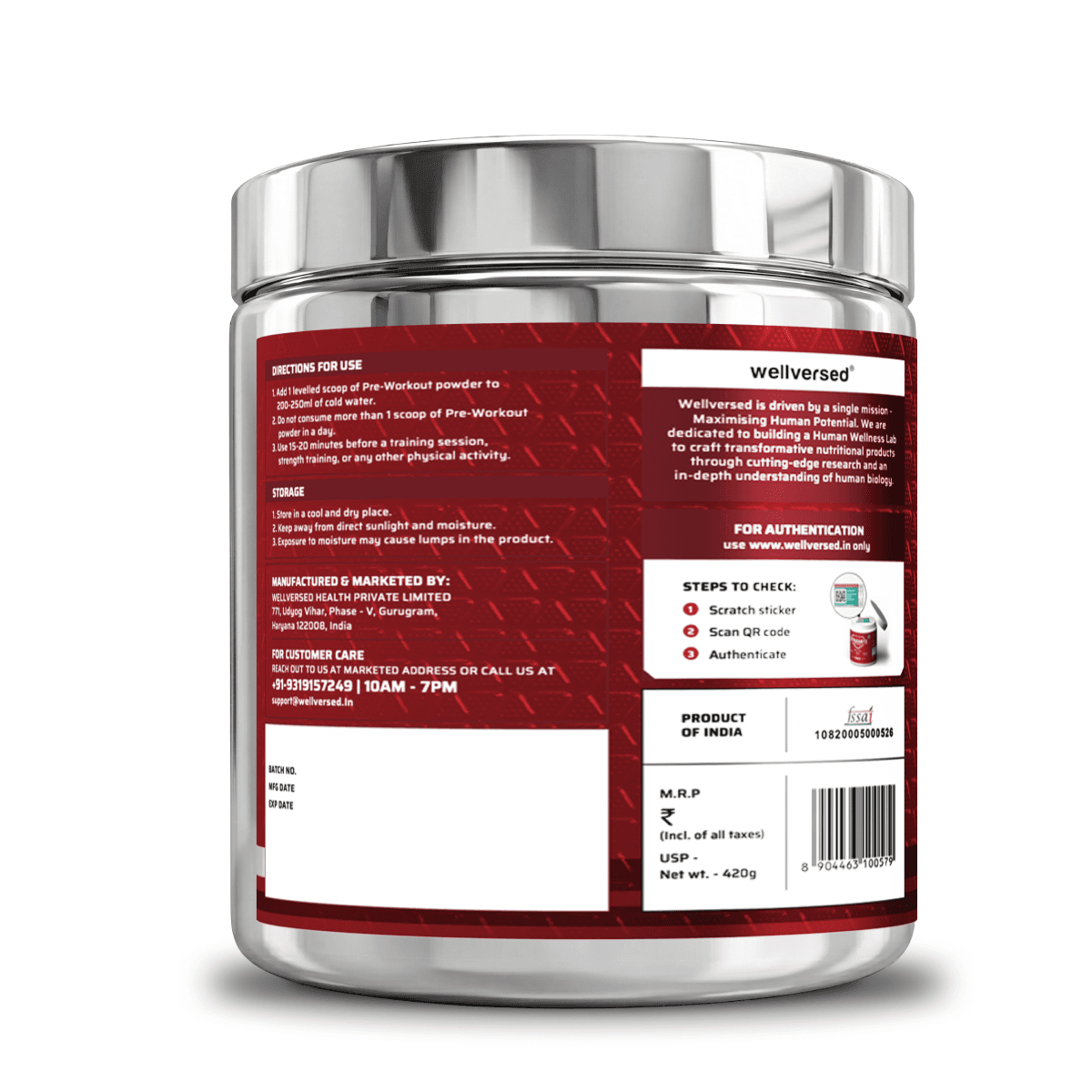 Dynamite Pre-Workout (420g, 30 Servings) | Berry Burst