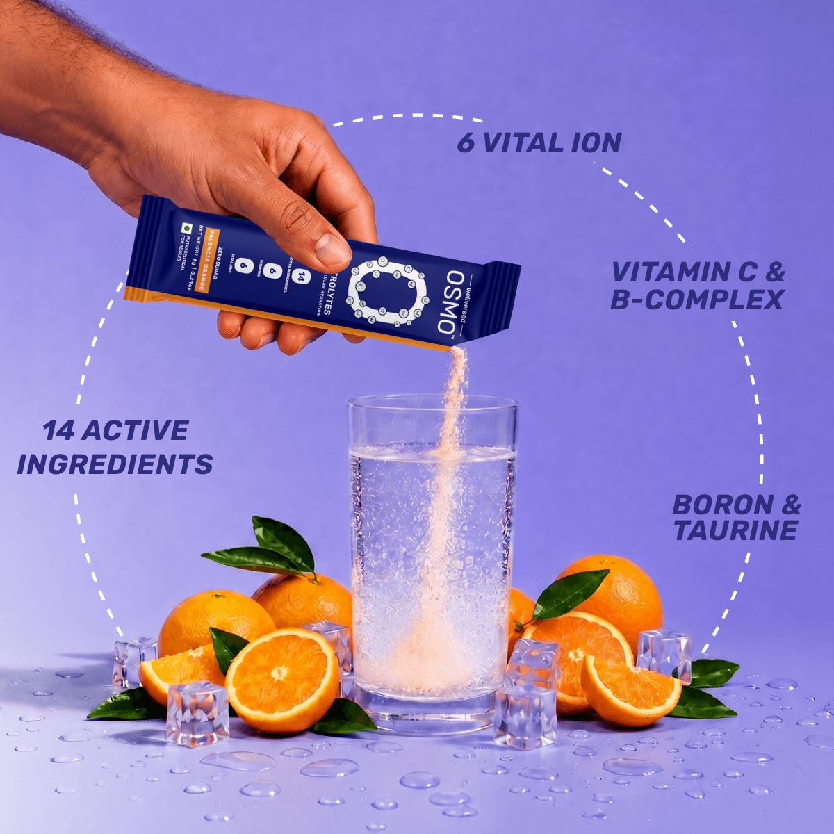 OSMO Electrolytes Sachets (30 Servings, Valencia Orange)
