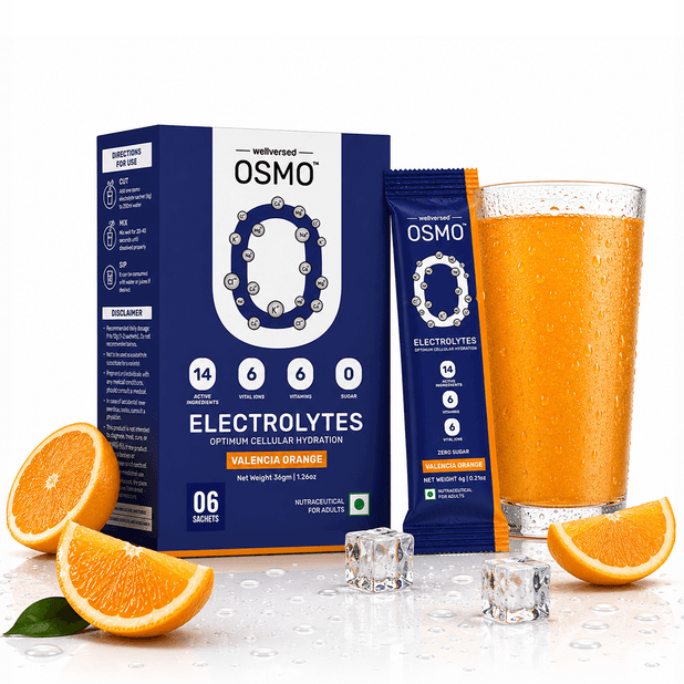 OSMO Electrolytes Sachets (6 Servings, Valencia Orange)