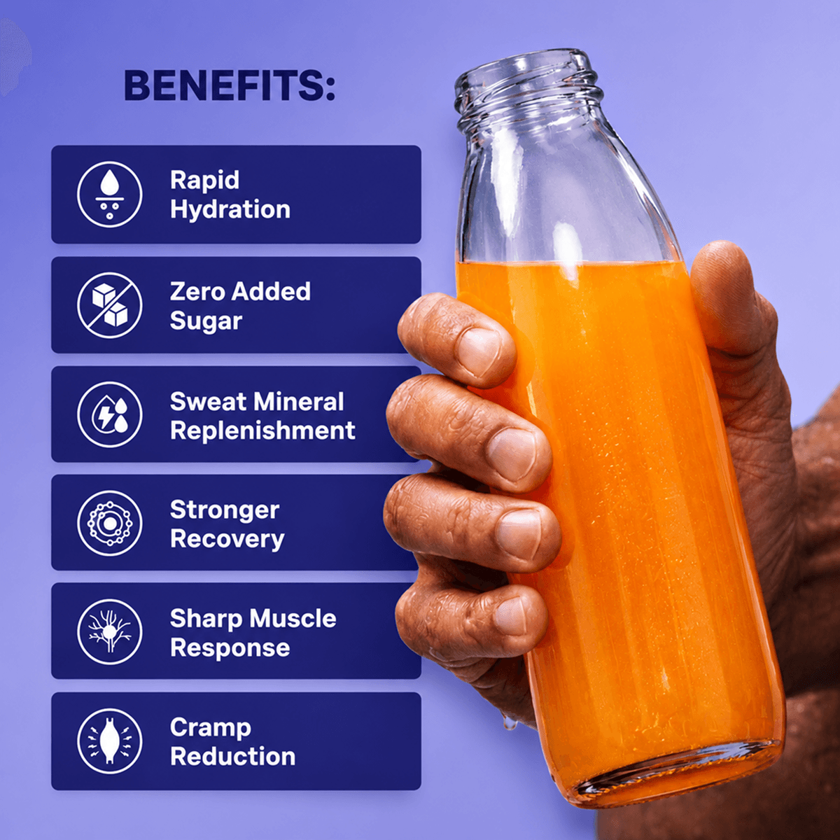 OSMO - Electrolyte Hydration Blend (Advanced Salts + Taurine & Vitamins) | Valencia Orange Flavour (270g, 45 servings)