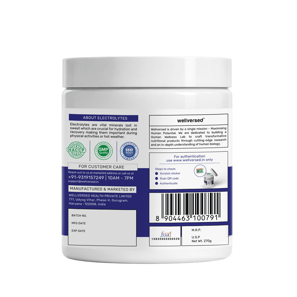 OSMO - Electrolyte Hydration Blend (Advanced Salts + Taurine & Vitamins) | Lemon & Lime (270g, 45 Servings)