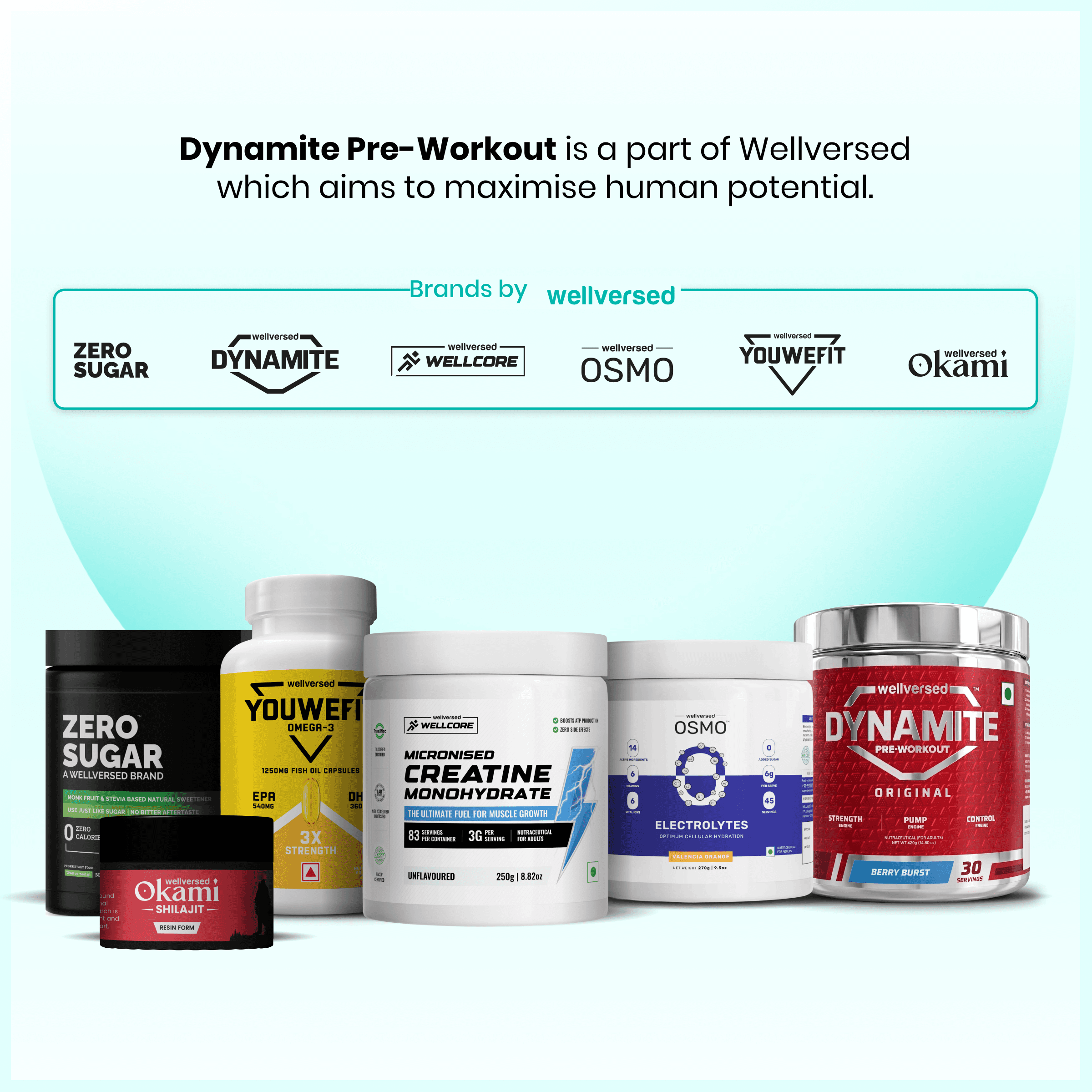 Dynamite Pre-Workout (210g, 15 Servings) | Berry Burst