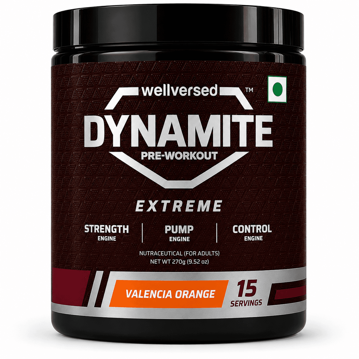 Dynamite Pre-Workout EXTREME (270g, 15 Servings) | Valencia Orange