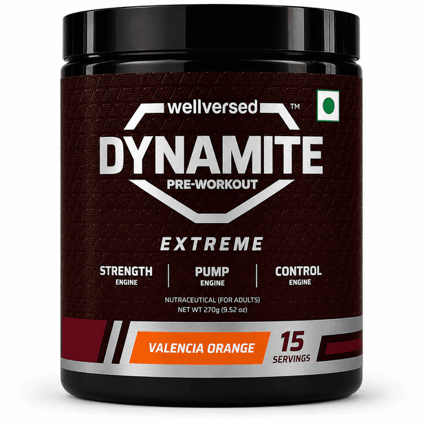 Dynamite Pre-Workout EXTREME (270g, 15 Servings) | Valencia Orange