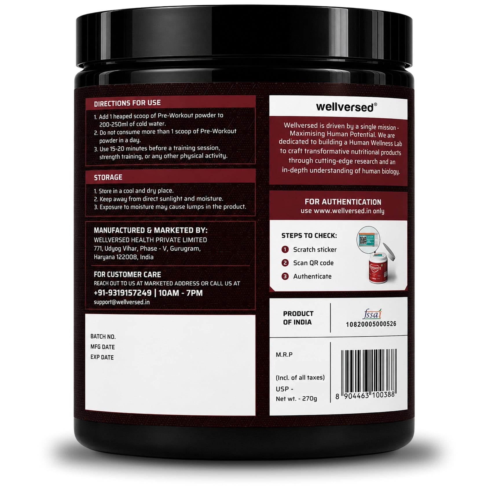 Dynamite Pre-Workout EXTREME (270g, 15 Servings) | Valencia Orange