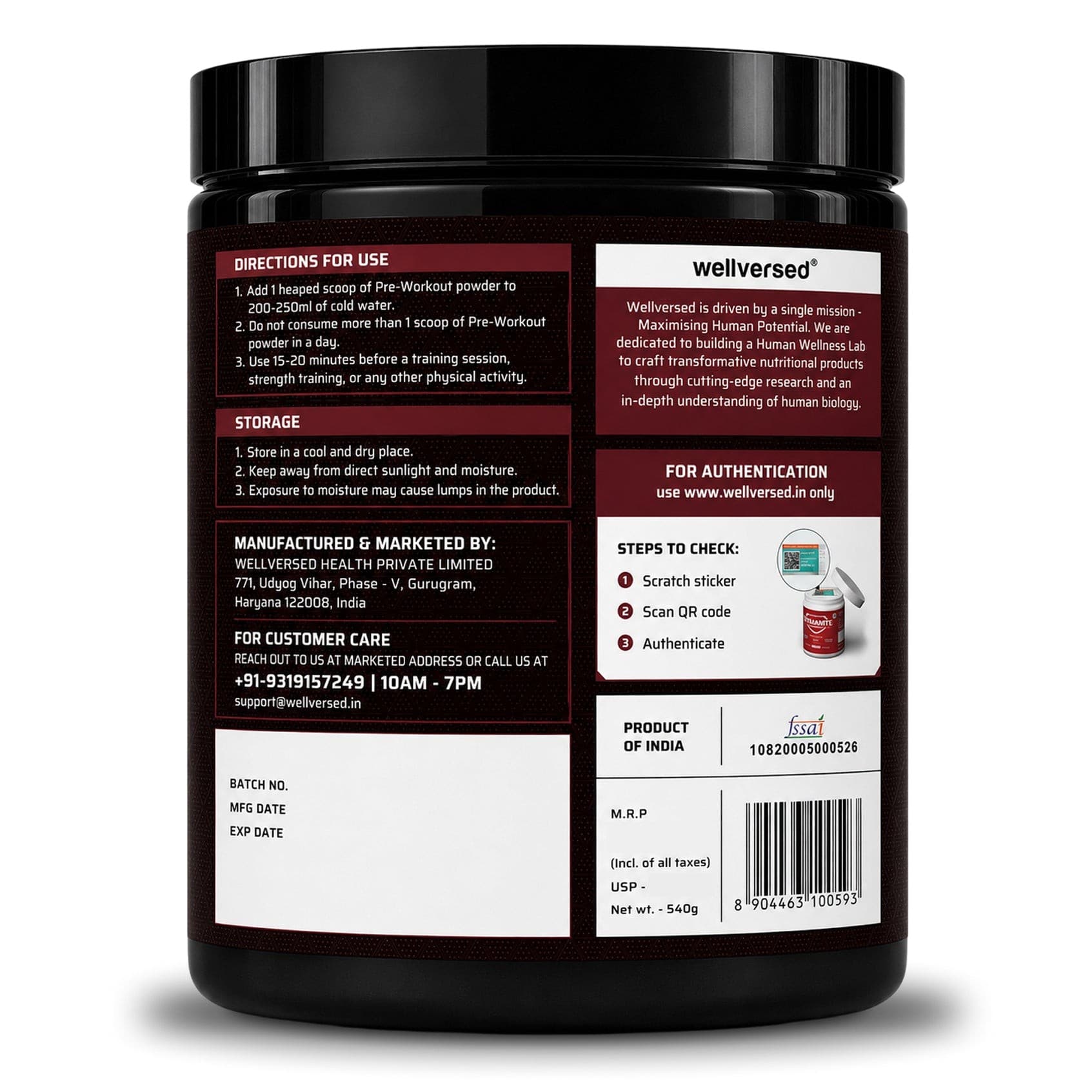 Dynamite Pre-Workout EXTREME (540g, 30 Servings) | Valencia Orange