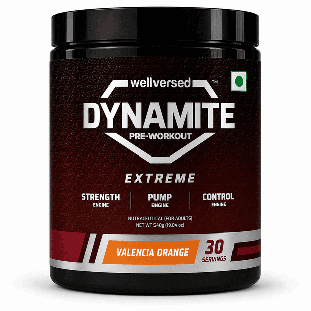 Dynamite Pre-Workout EXTREME (540g, 30 Servings) | Valencia Orange