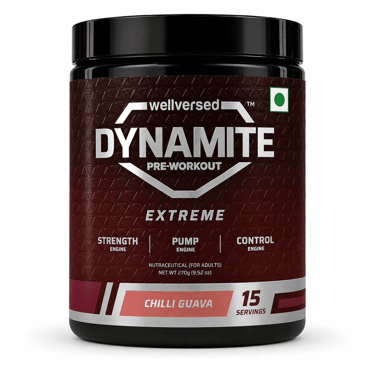 Dynamite Pre-Workout EXTREME (270g, 15 Servings) | Chilli Guava