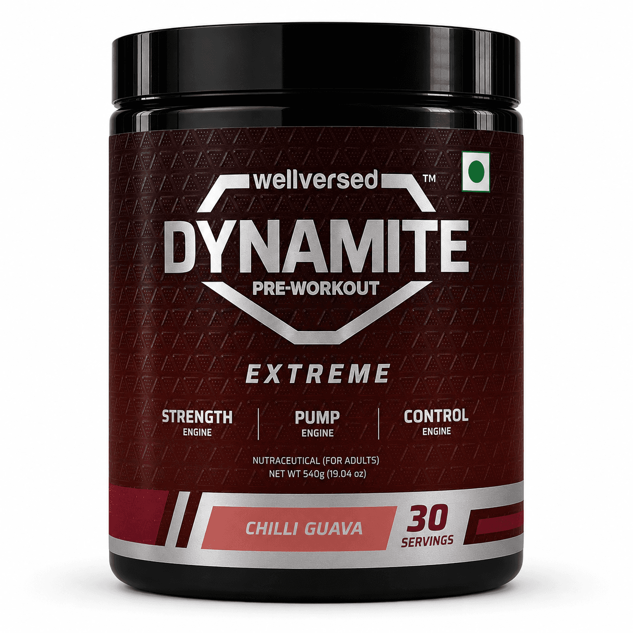 Dynamite Pre-Workout EXTREME (540g, 30 Servings) | Chilli Guava