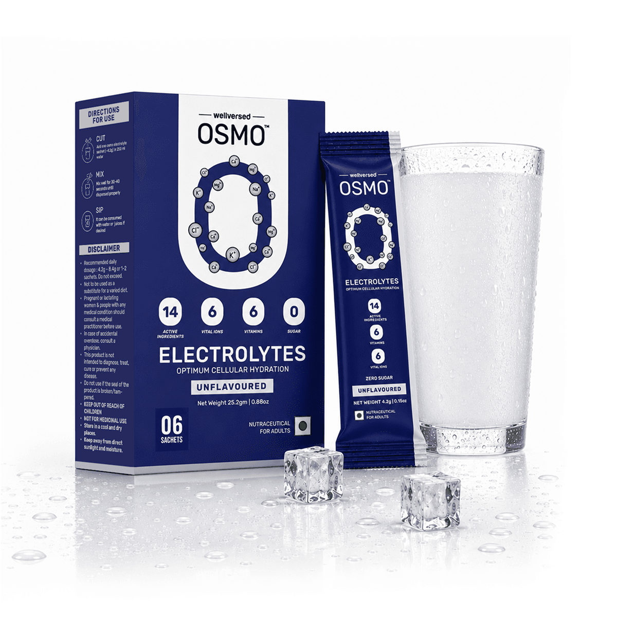 OSMO Electrolyte Sachets (6 Servings, Unflavoured)
