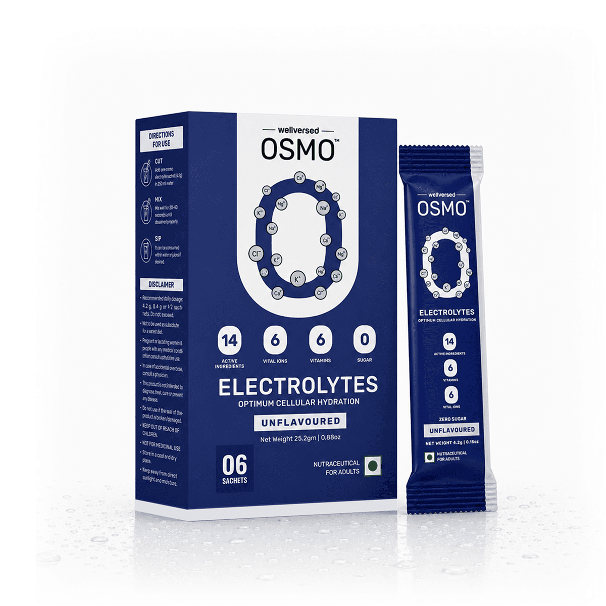 OSMO Electrolyte Sachets (6 Servings, Unflavoured)