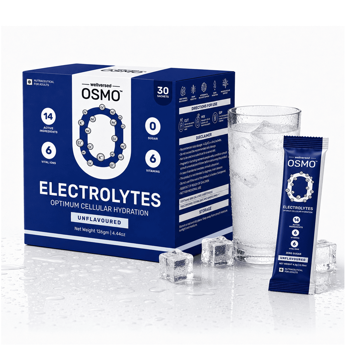 OSMO Electrolyte Sachets (30 Servings, Unflavoured)