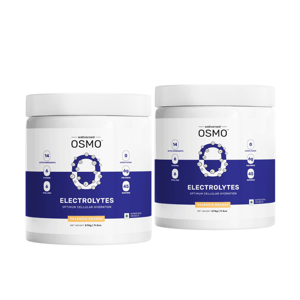 OSMO Electrolyte Jar Duo– Valencia Orange Jar (45 Servings) + Valencia Orange Jar (45 Servings)