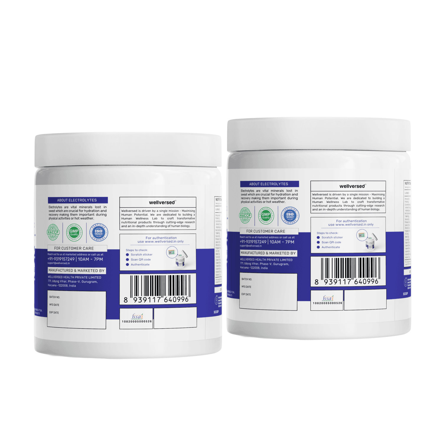 OSMO Electrolyte Jar Duo– Valencia Orange Jar (45 Servings) + Valencia Orange Jar (45 Servings)